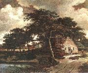Meindert Hobbema Landscape with a Hut France oil painting artist